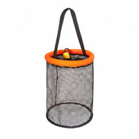 Orange Flotation Collar Floating Catch Basket High Buoyancy Foldable Catch Basket Drawstring Top Fishing Gear Carry Strap