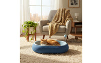 Restful Slumber Feline Toy Bed Combo Integrated Design Feline Bed Scratch Pad Long-Lasting Pet Furniture Dual-Purpose-Purpose for Cats, Indoor
