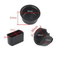 4 Pieces Tailgate Hinge Bushing Kit Wear Resistant Tail Gate Hinge Hinge Bushing Insert ABS Long-Lasting Replacement Car Part