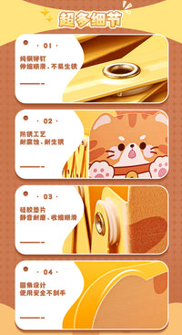 卡皮巴拉书立架桌面可伸缩书立创意书本收纳置物架带笔筒书夹固定书本立架学生用桌上折叠立书架高中生教室用 【卡皮巴拉】加大号书立