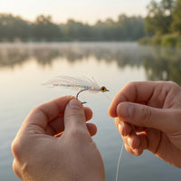 Reflective Feather Streamer Flies Hand-Tied Streamer Fly Lightweight Tackle Rust-Resistant for River