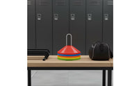 15 Pieces Sports Marker Discs Easy to Store Disc Cones with Holder Portable Agility Cones with Holder for Football Practice