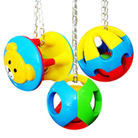 Wholesale Parrot Chew Toys with Bell Ball Foot Stand and Perch - Durable Bird Entertainment