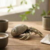 Hermit Crustacean Figurine Textured Tea Pet Realistic Tabletop Decor for Shelf