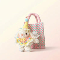 Animal-Shaped Car Seat Tissue Holder with Hanging Strap Soft Hanging Tissue Pouch with Soft Rabbit Compact Universal Fit for Drivers