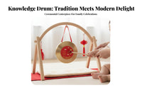 Child-Sized Small Golden Gong with Mallet Traditional Design Miniature Gong with Mallet Easy to Play Musical Toy Educational for young children, Beginners, inaugural Birthday event, Playroom, Festivals, Parties