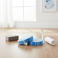 2 Pieces Pilates Training Balance Pads Easy to Clean Exercise Cushion Foam Pads Water Resistant Elbow Knee Support Cushions for Home Gym