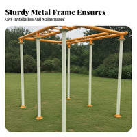 Swing Bridge Climbing Structure Multi-Functional Climbing Loop Team Play Ful Children Obstacle Course Playset for Children, Kindergarten, Backyard