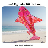 Koi Aquatic Kite Easy to Fly Large Aquatic Kite Light Wind Flyer for Adults