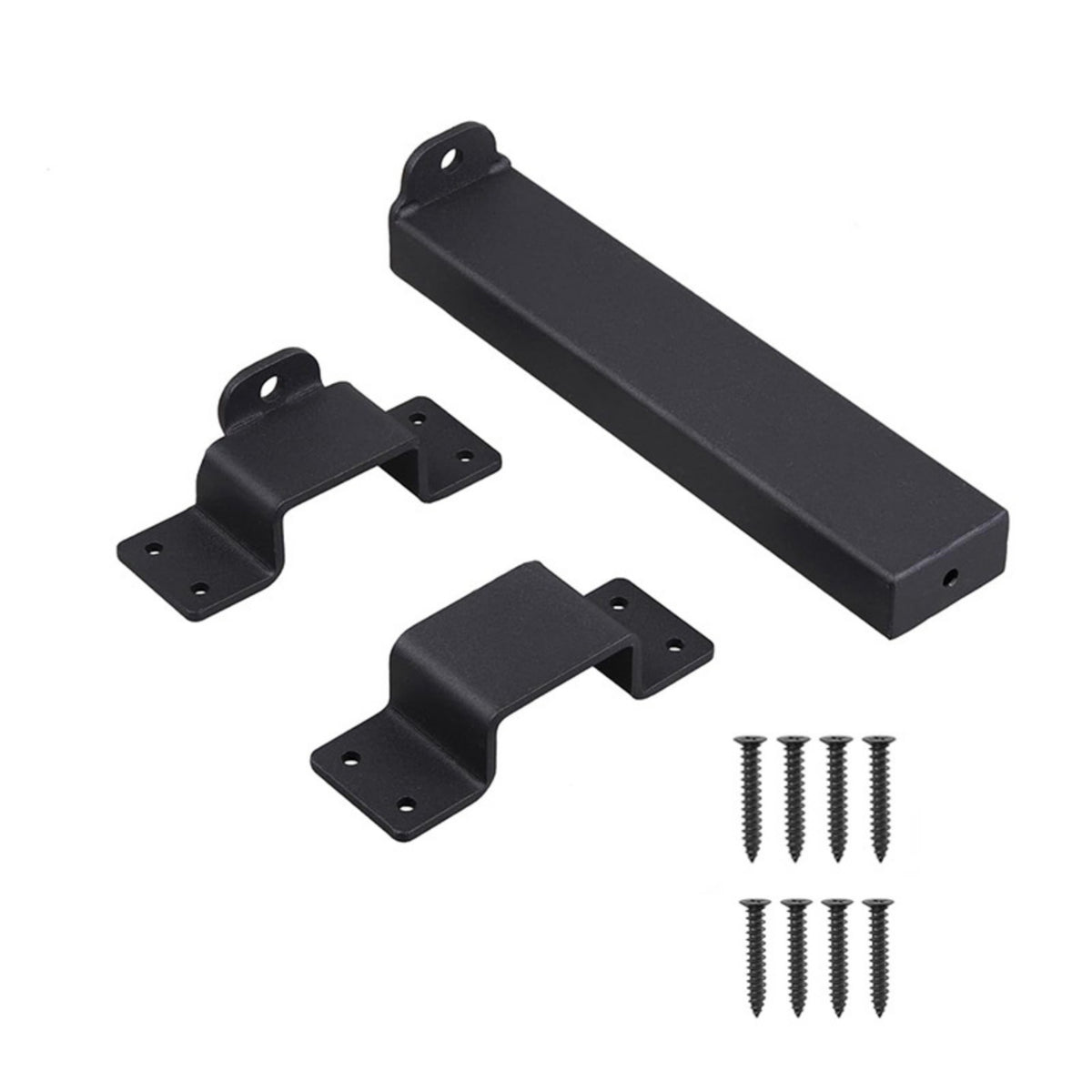 Slide Bolt Latch with Padlock Hole Heavy Duty Barn Door Latch with Padlock Hole Padlockable Lock for Sheds, Fences