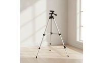 Stable Aluminum Alloy Tripod Extendable Telescopic Tripod Adjustable Photo Stand Sturdy for Surveyors, Builders, DIYers, Laser Leveling, Construction Sites, Home Renovation