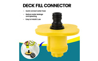 Deck Fill Connector with Key Push-to-Connect Replacement Key Standard Tool for Yachtsmen