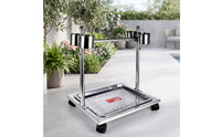 Rolling Bird Stand with Tray Heavy-Duty Stainless Stainless Avian Playstand Playstand Stable Pet Supply for Parrots, Home