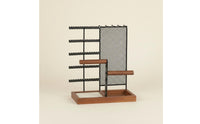 Necklace and Earring Wooden Base Base Jewelry Display Rack Decorative Earring Display Stand for Bedroom