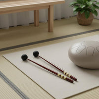 2 Pieces Celestial Drum Sticks Solid Wood Percussion Drum Drum Mallets Mellow Sound Steel Drum Beaters for Beginners, Kids, Meditation