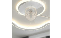 Fan Light Silent Overhead Fan Light Low-Profile Design for Children's Room, Bedroom