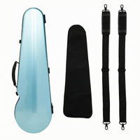 Carbon Fiber 4/4 Violin Case Lightweight Musical Gear Side Handle