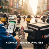 Easy Installation Two-Wheeler Cup Holder Anti-Slip Motorcycle Drink Holder Secure Grip Scooter Water Bottle Holder Sturdy and Stable for Food Delivery Riders, Motorcyclists, Commuters, Outdoor Riding, Commuting