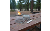 2 Pieces RV Vent Cover with Installation Tool Heavy Duty Mesh Screen with Spring Clips Hardware for Travel Trailer