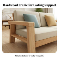 Includes Chaise Lounge L-Shaped Wooden Frame Sofa Simple Design Multi-Piece Couch with Ottoman Raised Legs Living Room Furniture Modular for Apartment Dwellers, Families, Homeowners, Home, Entertainment Space