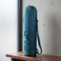 Exercise Mat Bag Adjustable Shoulder Strap Exercise Mat Storage Bag Wet Pocket Compartment Sports Accessory for Yogis, Pilates Enthusiasts, Gym