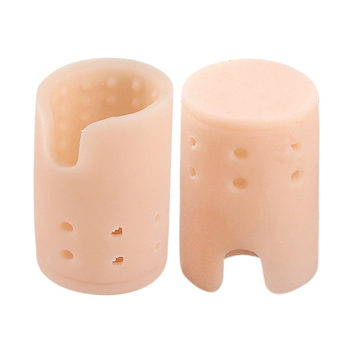 Soft Perforated Toe Sleeve Breathable Toe Friction Guard Shielded Foot Care