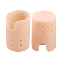 Soft Perforated Toe Sleeve Breathable Toe Friction Guard Shielded Foot Care
