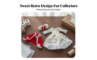 30cm Doll Dress Set Multi-Layered Design Maid Design Doll Dress Lace Trim BJD Clothing for Hobbyists