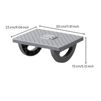 Ergonomic Under Desk Footrest Textured Rocking Footrest Curved Base