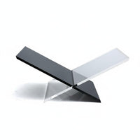 Acrylic Book Stand Minimalist Design Desktop Magazine Holder Book Display Easel for Retailers, Study