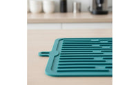 Non-Slip Coffee Machine Mat Heat Resistant Appliance dripping Tray Hanging Loop Espresso Machine Pad