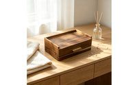 Space-Saving Tea Bag Organizer with Drawer Compact Tea Organizer with Drawer Slim Sturdy for Kitchen Countertop