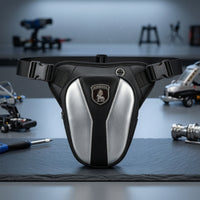 Motorcycle Thigh Pack Sleek Motorcycle Thigh Pack Comfortable withAdjustable Straps for Commuters