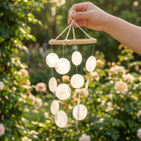 Make Your Personal Ocean Wind Chime DIY Kit Disc for Garden Wind Chimes Outdoor, Beginner Family Craft Kit