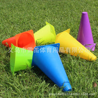 38cm Training Cones for Soccer, Basketball, and Kids' Sports Drills - 15-inch Agility Markers