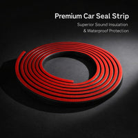 Car Door Seal Strip, Z-Type Rubber Sealing Strip for Doors, Hoods, Trunks, Universal Fit, Noise Insulation, Waterproof, Dustproof