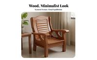 Sturdy Solid Wood Sofa Set Classic Elegant Design Chinese Design Wooden Furniture Set Flexible Combination for Homeowners, Families, Office Managers, Living Room, Reception Area, Home, Den