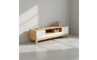 Solid Wood TV Stand Modern Simple Design Living Room TV Console for Bedroom