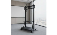 TV Stand on Wheels Universal Fit Mobile TV Stand No Required for Businesses, Educators, Conference Room, Classroom, Exhibition Show