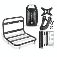 15 Kg Load Front Cargo Rack Black Metal Front Bike Rack Long-Lasting