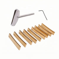 Guitar Fret Press Installation Tool Professional Fret Press with Curvature Blocks Manual for Luthier