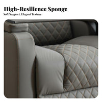 Reclining Function Ergonomic Gaming Seat with Footrest Thickly Padded Ergonomic Sofa Chair with Footrest Effortless Rolling Wheels Computer Armchair Adjustable Height for Gamers, Young Adults, Students, Internet Cafe, Study Room, Bedroom