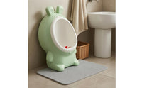 Fun Aiming Target Wall-Mounted Children Urinal Raised Rim Animal-Shaped Urinal Smooth Finish Toddler Boys Pee Guide