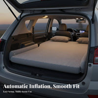 Portable SUV Trunk Mattress Easy to Inflate Inflatable Car Bed Non-Slip Bottom Car Back Seat Air Bed Comfortable for Road Trippers, Travelers, Families, Long Drives, Camping, Outdoor