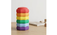 6 Pieces Cushiony Stepping Stones Stable Balance Stones Safe Stepping Blocks Long-Lasting for Children, Obstacle Courses, Kindergarten