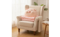 Pig Pillow with Blanket Soft Pig Cushion Blanket Cute Bedding Car