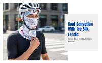 Protection Face Cover, Ice Silk Full Head Cover, Summer Neck Gaiter for Outdoor Cycling & Fishing, Unisex, Random Design
