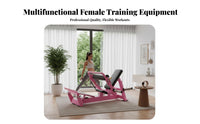 4 Pieces Hack Squat Machine Combo Ergonomic Padding Glute Activation Machine Machine Heavy-Duty Construction Multi-Function Strength for Men