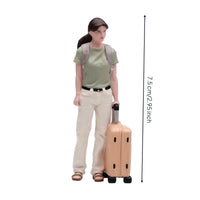 Voyager Figurine Resin Miniature with Suitcase Realistic Diorama Figure for Hobbyists, Collectors