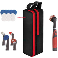 Cleaning Brush Storage Pouch Portable Cleaning Tool Bag Heavy-Duty Organizer for Travel